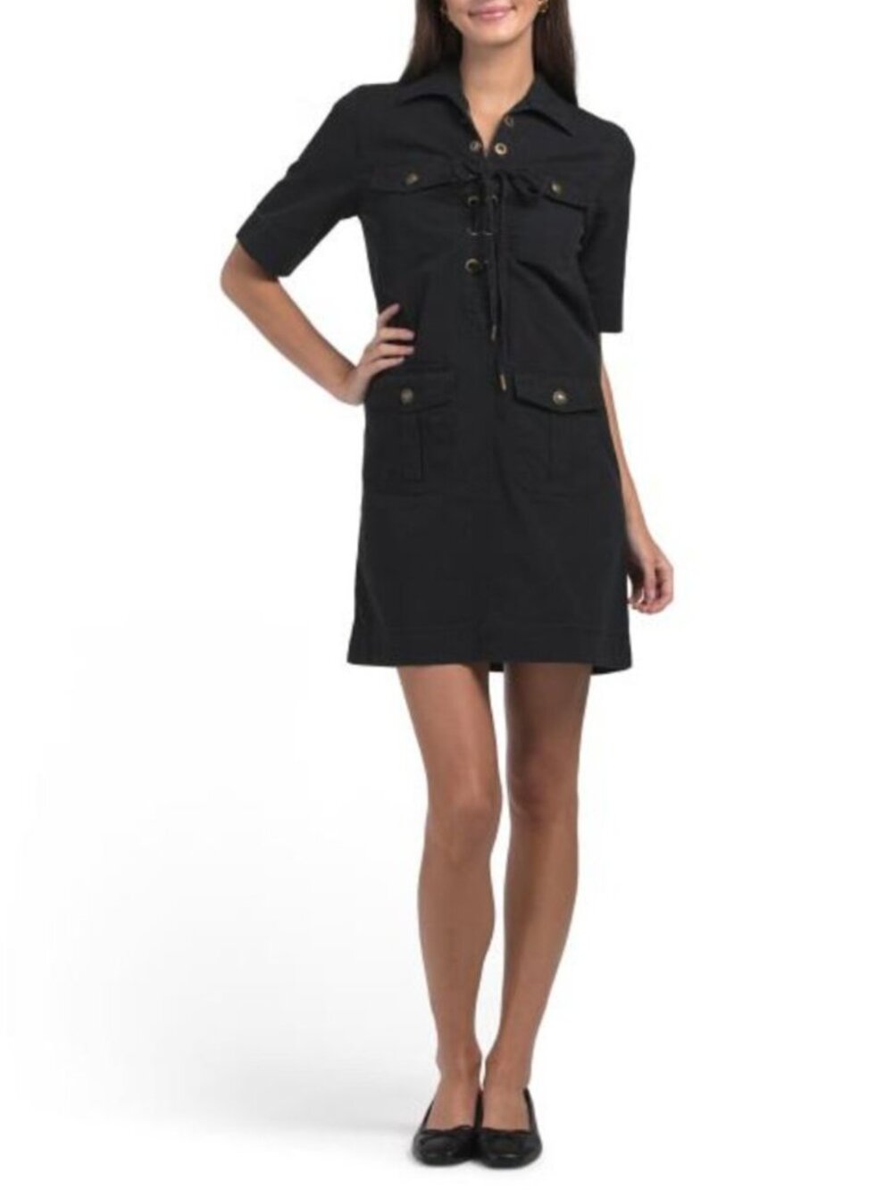 ZADIG & VOLTAIRE Cotton Record Washed Mini Dress